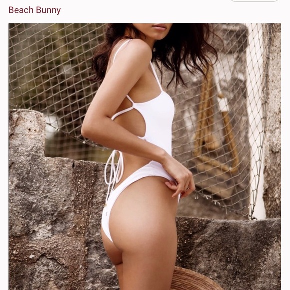 Beach Bunny Other - Beach bunny white one piece bathing suit Brand New